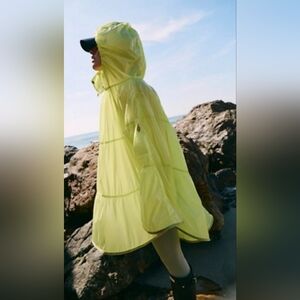 Free People Rain Drop Packable Poncho. Raincoat
